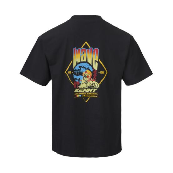T-Shirt Wave Oversize Kenny - Noir