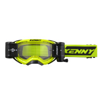 Masque cross Kenny Performance Speed Roll off -  Jaune Fluo