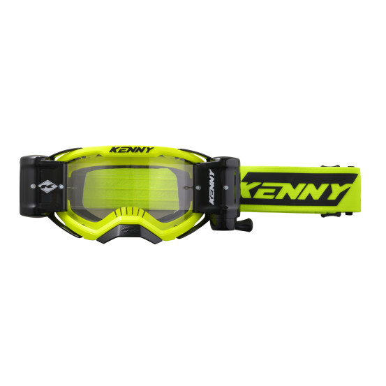Masque cross Kenny Performance Speed Roll off -  Jaune Fluo
