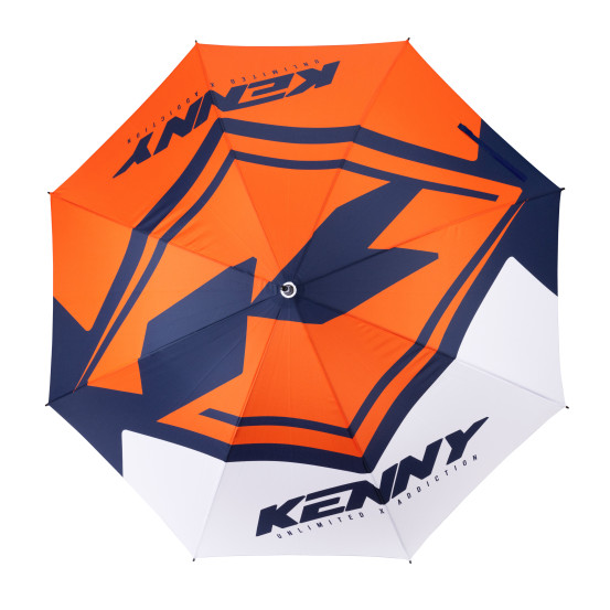 Parapluie Kenny - Bleu Orange Fluo