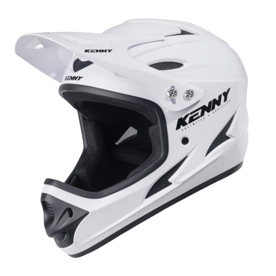 Casque BMX Kenny Down Hill Solid - Blanc