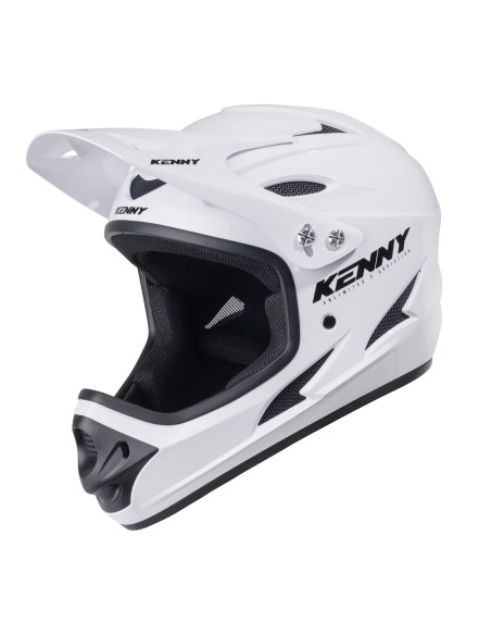 Casque BMX Kenny Down Hill Solid - Blanc