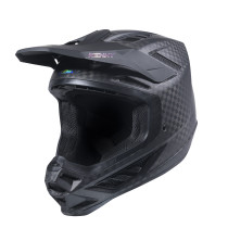 Casque cross Kenny 2026 Titanium - Noir big carbone mat Holographic 2