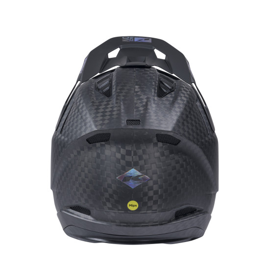 Casque cross Kenny 2026 Titanium - Noir big carbone mat Holographic