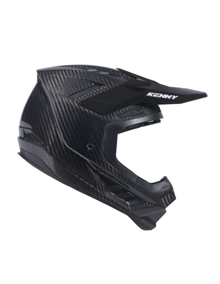 Casque cross Kenny 2026 Titanium - Noir carbone brillant