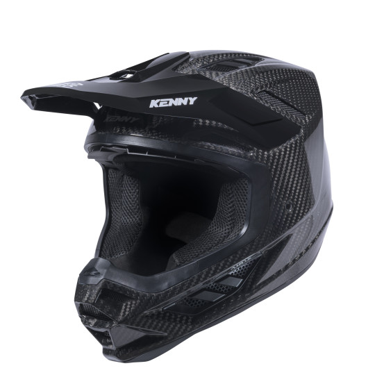 Casque cross Kenny 2026 Titanium - Noir carbone brillant
