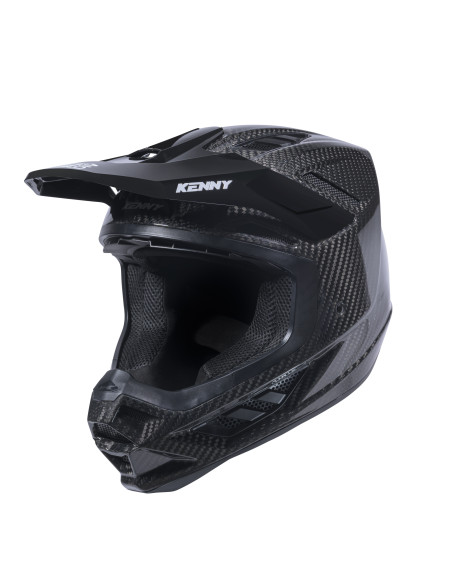 Casque cross Kenny 2026 Titanium - Noir carbone brillant