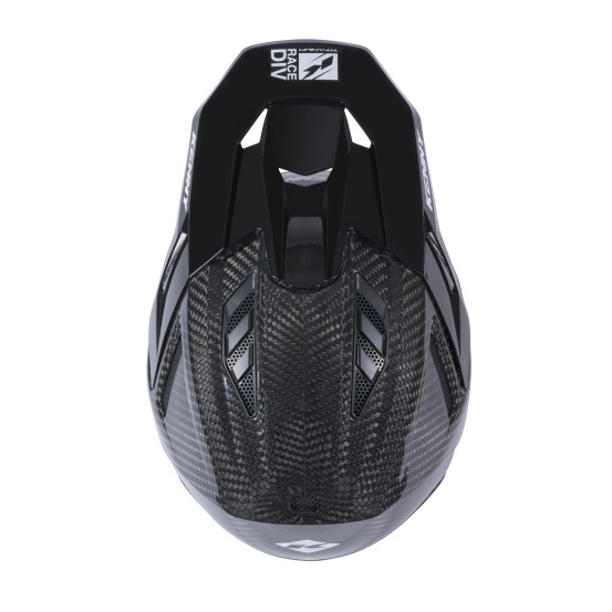 Casque cross Kenny 2026 Titanium - Noir carbone brillant