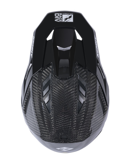 Casque cross Kenny 2026 Titanium - Noir carbone brillant