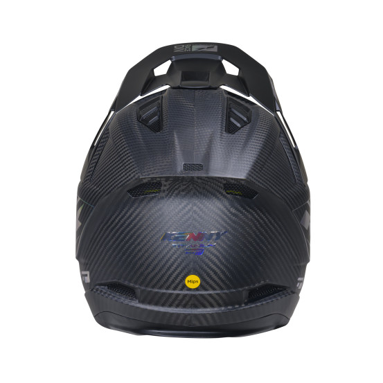 Casque cross Kenny 2026 Titanium - Noir carbone mat Holographic