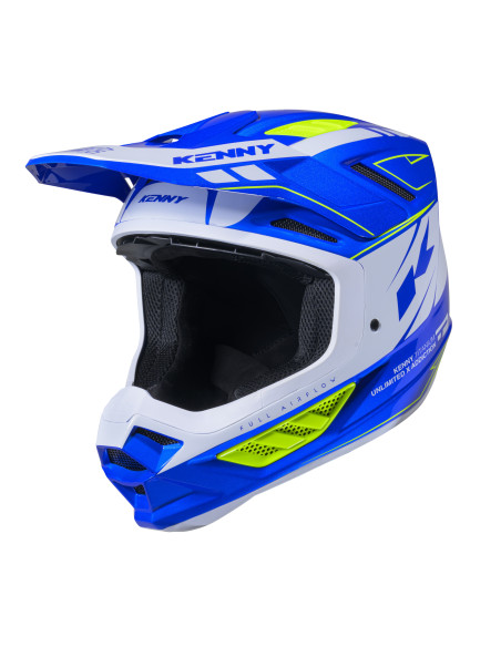Casque cross Kenny 2026 Titanium Graphic - Candy Bleu