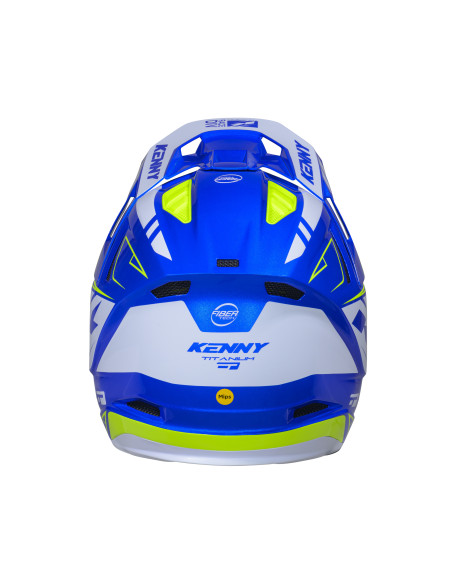 Casque cross Kenny 2026 Titanium Graphic - Candy Bleu
