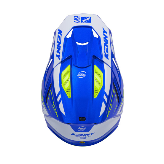 Casque cross Kenny 2026 Titanium Graphic - Candy Bleu