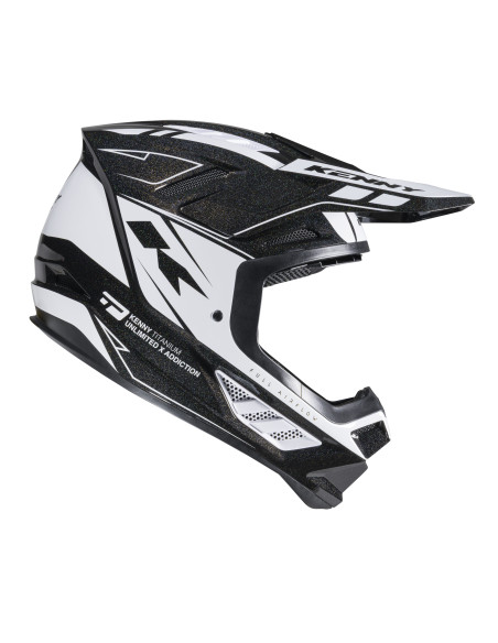 Casque cross Kenny 2026 Titanium Graphic - Chameleon Noir