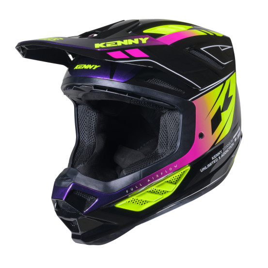 Casque cross Kenny 2026 Titanium Graphic - Gradient Violet