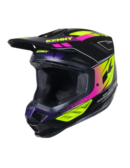 Casque cross Kenny 2026 Titanium Graphic - Gradient Violet