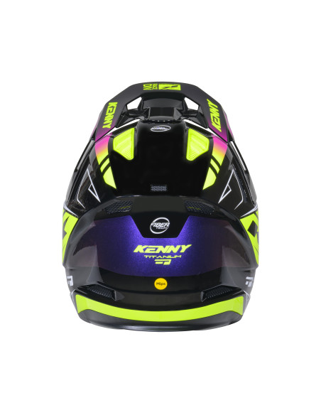 Casque cross Kenny 2026 Titanium Graphic - Gradient Violet