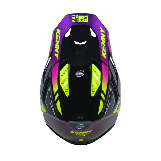 Casque cross Kenny 2026 Titanium Graphic - Gradient Violet