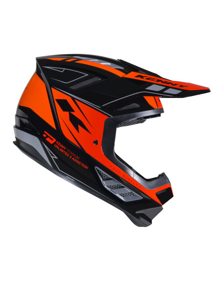 Casque cross Kenny 2026 Titanium Graphic - Noir Orange Gradient
