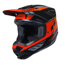 Casque cross Kenny 2026 Titanium Graphic - Noir Orange Gradient 2