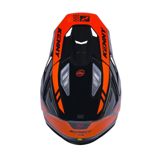Casque cross Kenny 2026 Titanium Graphic - Noir Orange Gradient