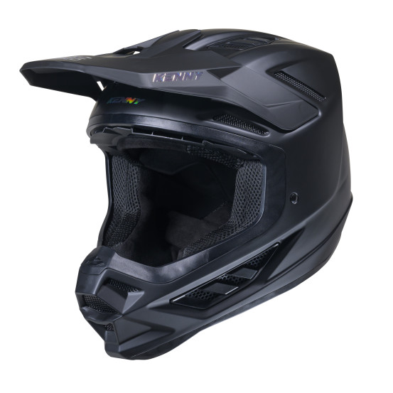 Casque cross Kenny 2026 Titanium Solid - Noir Mat