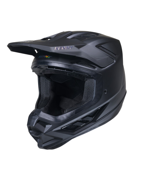 Casque cross Kenny 2026 Titanium Solid - Noir Mat