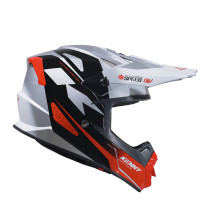 Casque cross Kenny 2026 Track Graphic - Speed Noir Rouge