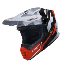 Casque cross Kenny 2026 Track Graphic - Speed Noir Rouge 2