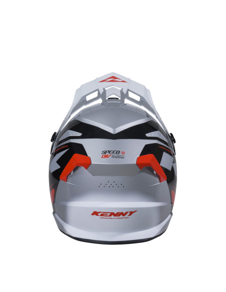 Casque cross Kenny 2026 Track Graphic - Speed Noir Rouge