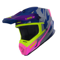 Casque cross Kenny 2026 Track Graphic - Speed Violet Rose 2