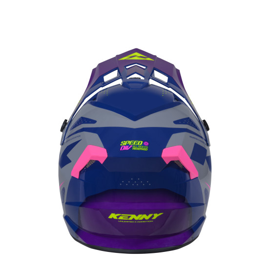 Casque cross Kenny 2026 Track Graphic - Speed Violet Rose