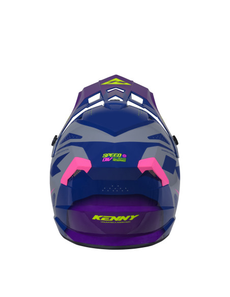 Casque cross Kenny 2026 Track Graphic - Speed Violet Rose