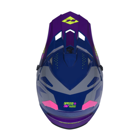 Casque cross Kenny 2026 Track Graphic - Speed Violet Rose