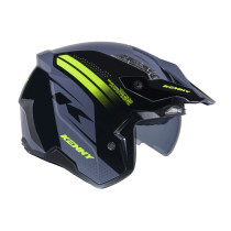Casque jet Kenny Miles Graphic - Gris