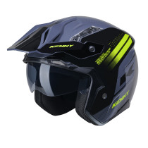 Casque jet Kenny Miles Graphic - Gris 2