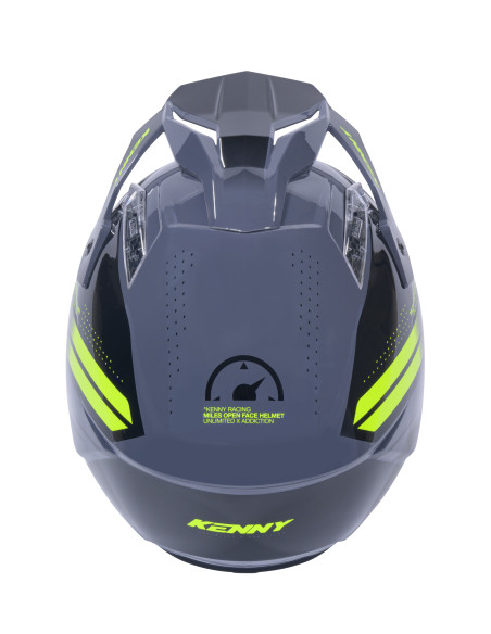 Casque jet Kenny Miles Graphic - Gris