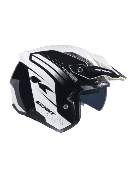 Casque jet Kenny Miles Graphic - Noir