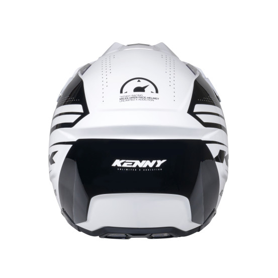 Casque jet Kenny Miles Graphic - Noir