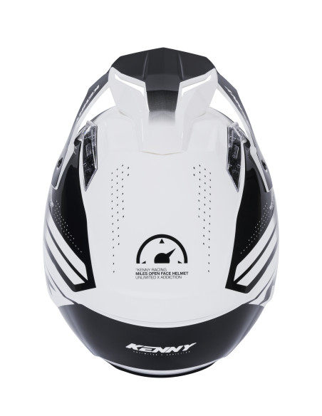 Casque jet Kenny Miles Graphic - Noir
