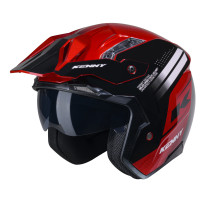 Casque jet Kenny Miles Graphic - Rouge 2