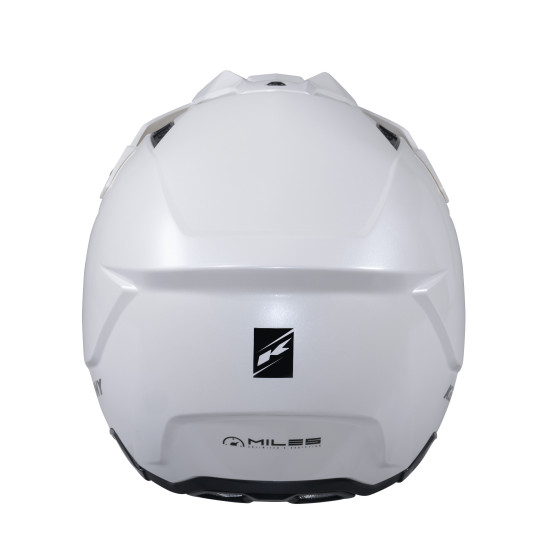 Casque jet Kenny Miles Solid - Blanc