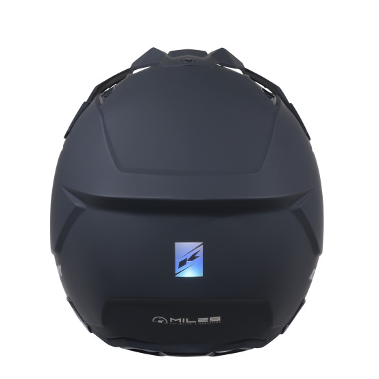Casque jet Kenny Miles Solid - Noir Mat