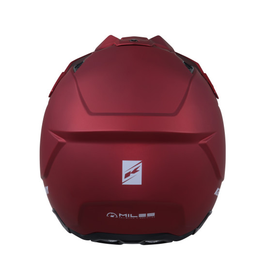 Casque jet Kenny Miles Solid - Rouge