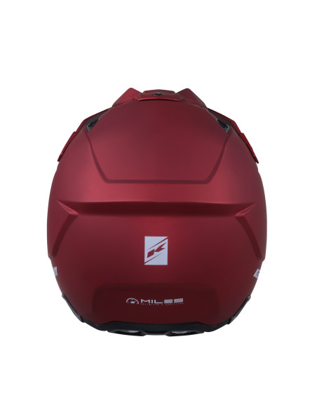 Casque jet Kenny Miles Solid - Rouge