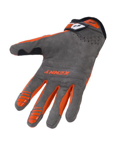 Gants cross Kenny Titanium D3O - Orange