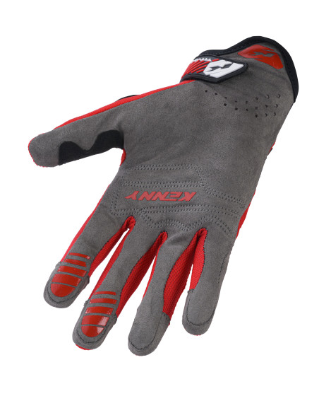Gants cross Kenny Titanium D3O - Rouge