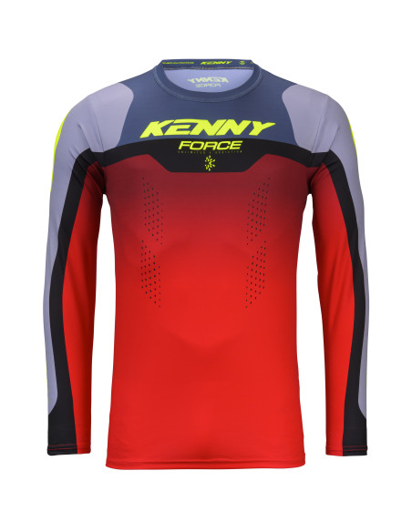 Maillot cross Kenny 2026 Force Beach Dust - Beach Gris Rouge