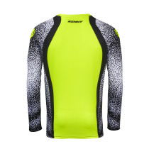 Maillot cross Kenny 2026 Force Pixel - Pixel Blanc Jaune Fluo 2