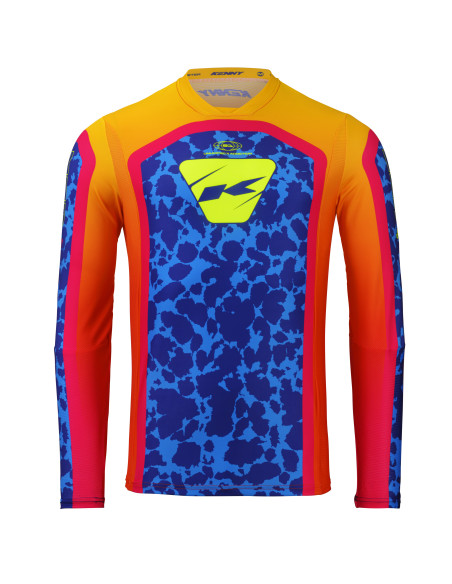 Maillot cross Kenny 2026 Performance - Socal Orange Bleu